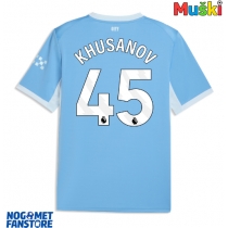 Manchester City Abdukodir Khusanov #45 Domaci Dres 2026-27 Kratak Rukav